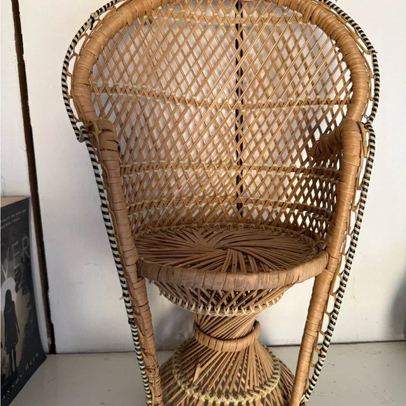 Wicker Peacock Chair - Picture 1 of 2